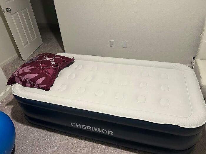 Stop Waking Up On The Floor Thanks To This Durable Air Mattress With Extra Height