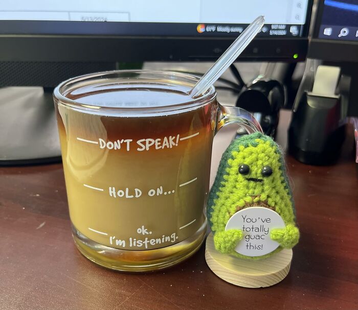 Sometimes All You Need Is A Little Affirmation From A Crocheted Avocado To Get You Through The Day