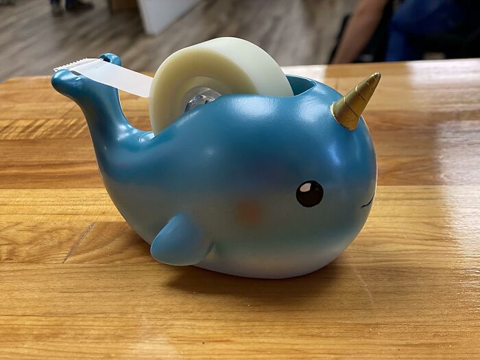 This Narwhal Tape Dispenser Has One Porpoise, To Make You Smile