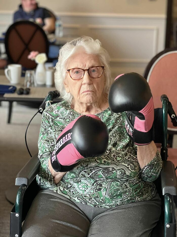 Bailey Greetham-Clark Is Giving Boxing Lessons To The Elderly In Senior Homes