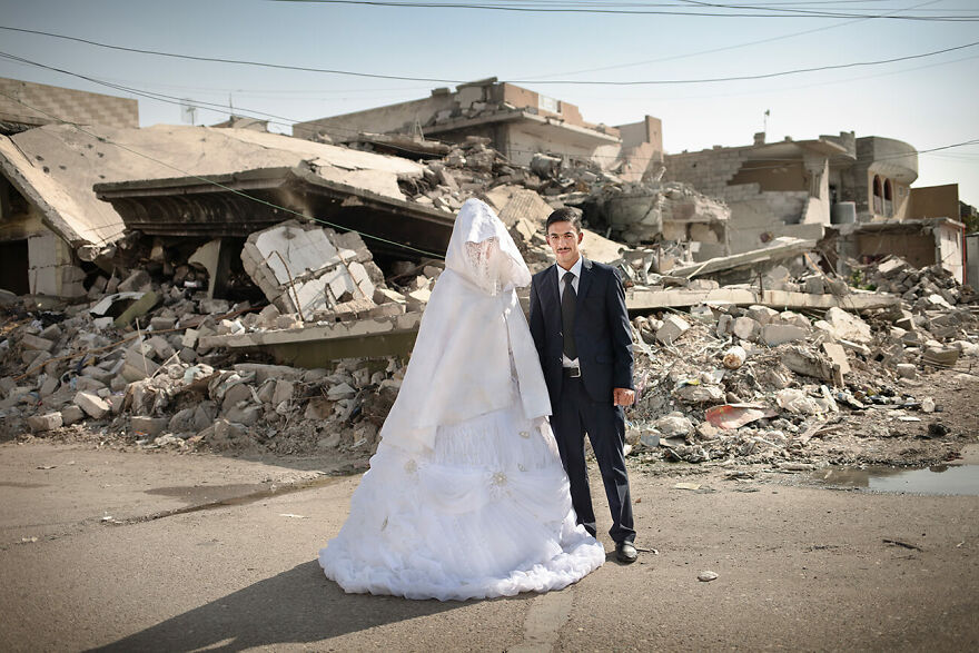 Les Mariés De Mossoul - 21st Of July 2017 In Mosul East © Véronique De Viguerie