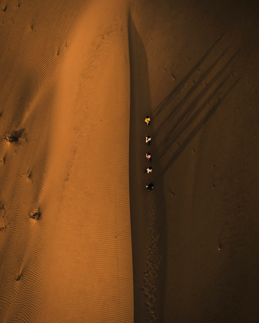 Morning Delight: Childhood Adventures In The Sand Dunes © Mahendra Bakle