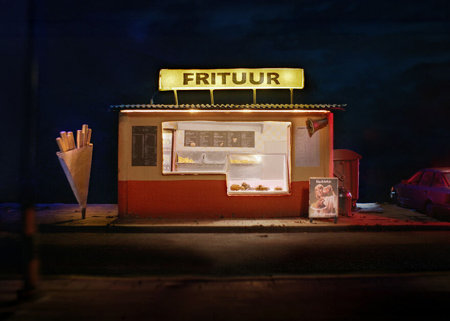 The Snackbar From The Series Welcome To Fieldkapelle © Robbe Maes And Reynout Dekimpe