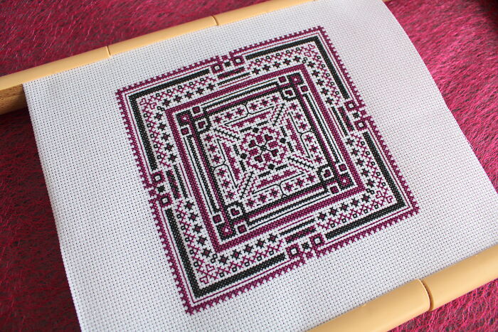 Cross-Stitch. How Geometric Patterns Are Useful