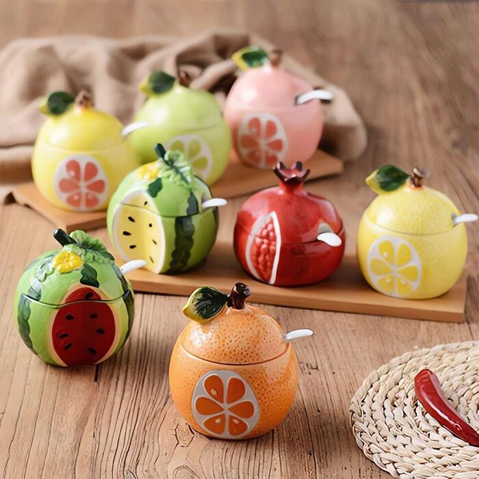 Make Tea Time Extra Sweet With These Fruit Shaped Sugar Bowls