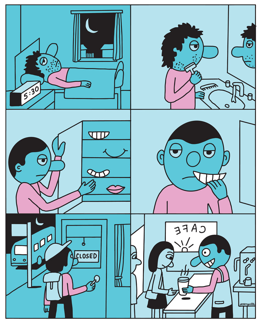 Navigating Mental Struggles: Jeremy Ville's Comics On Loneliness And Resilience