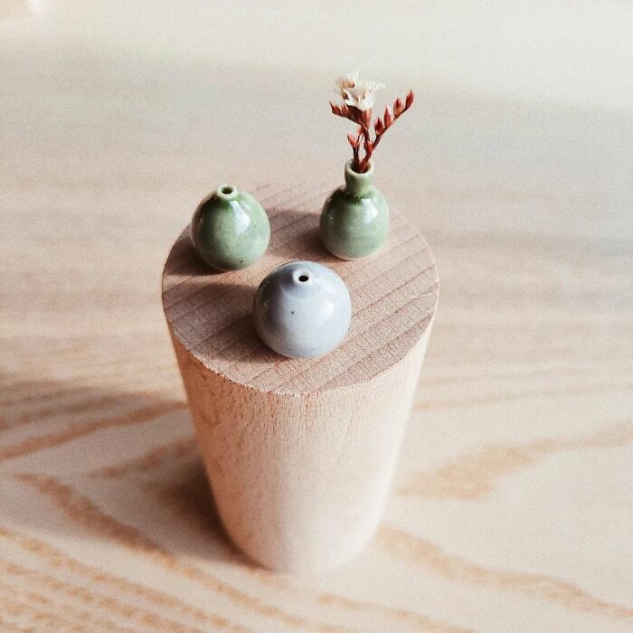 Miniature Hand Thrown Pottery By Hamish Bassett & Steph Comfort