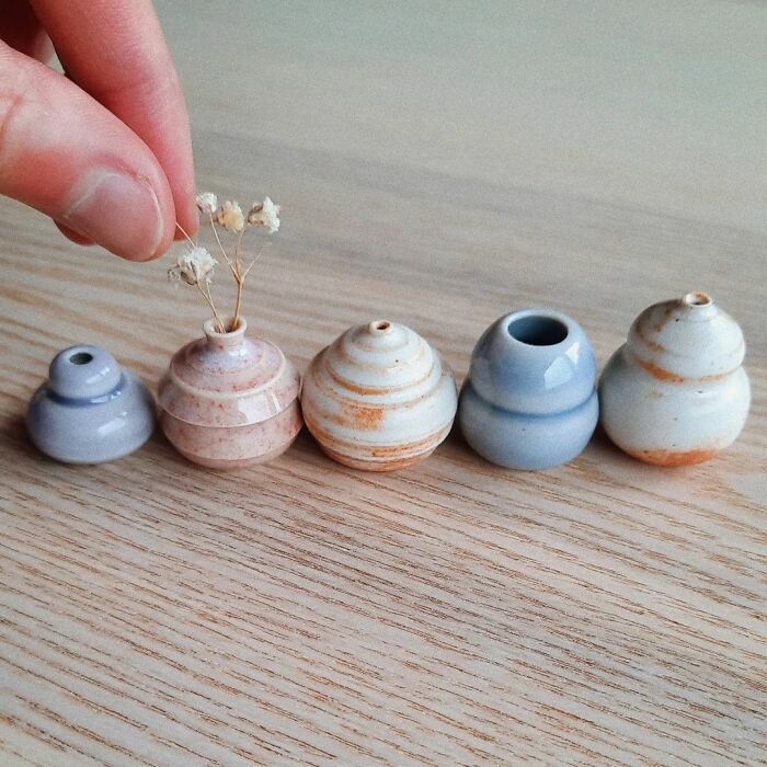 Miniature Hand Thrown Pottery By Hamish Bassett & Steph Comfort