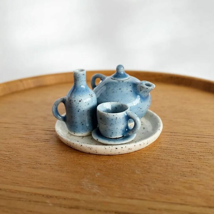 Miniature Hand Thrown Pottery By Hamish Bassett & Steph Comfort