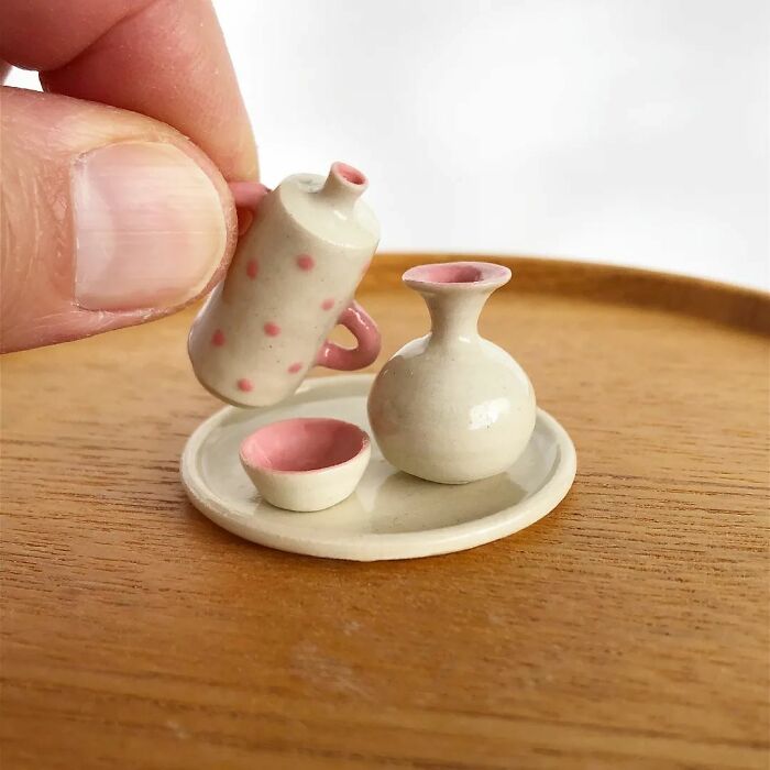 Miniature Hand Thrown Pottery By Hamish Bassett & Steph Comfort