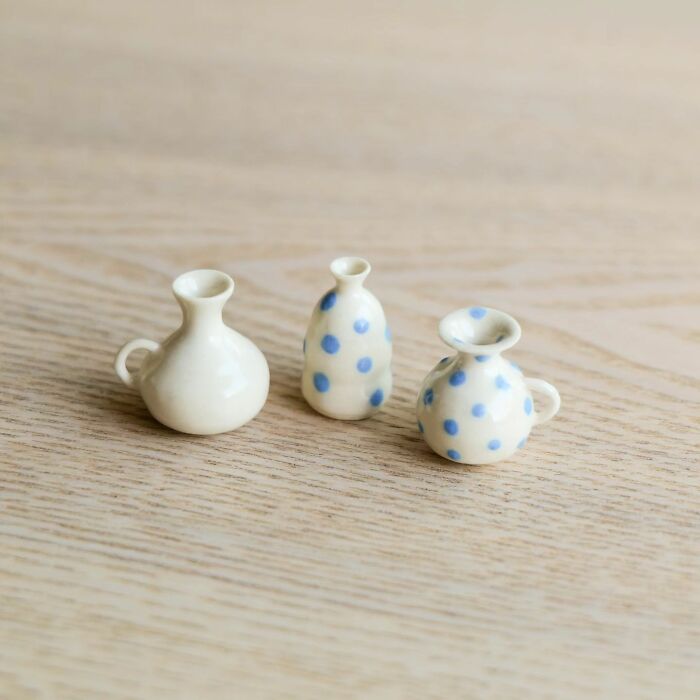 Miniature Hand Thrown Pottery By Hamish Bassett & Steph Comfort