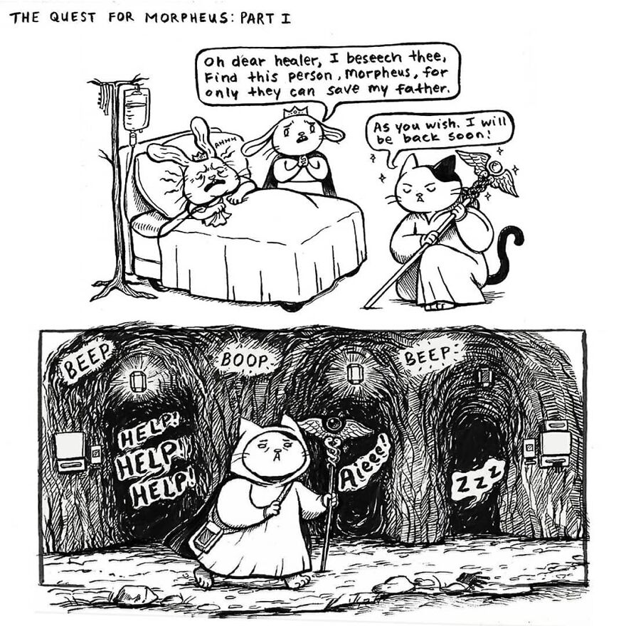 Paws-Itively Adorable: Meet Malaysian Artist Kitty Moon And Her Nurse Katz Web Comics!