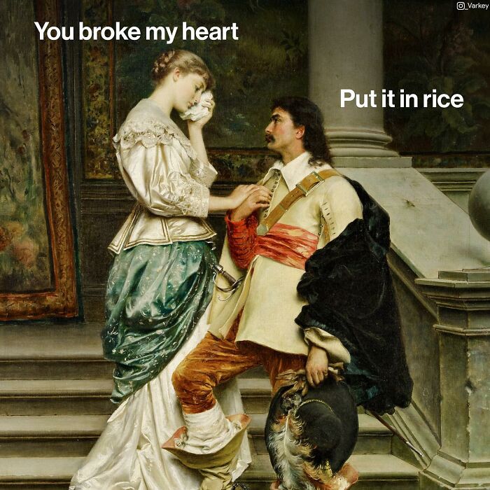 Renaissance Meets Memes: Varkey's Hilarious Art Mashups