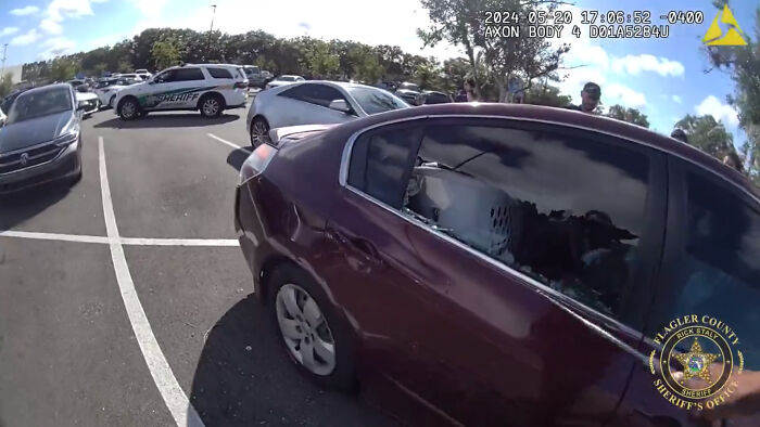 "Thank You For Saving Her": Deputies Praised For Smashing Window And Saving Toddler Locked In Car