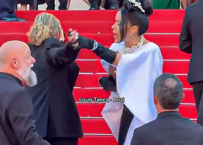 Internet Calls It “Assault” After Cannes Security Was Filmed Blocking Fourth Celebrity On Red Carpet