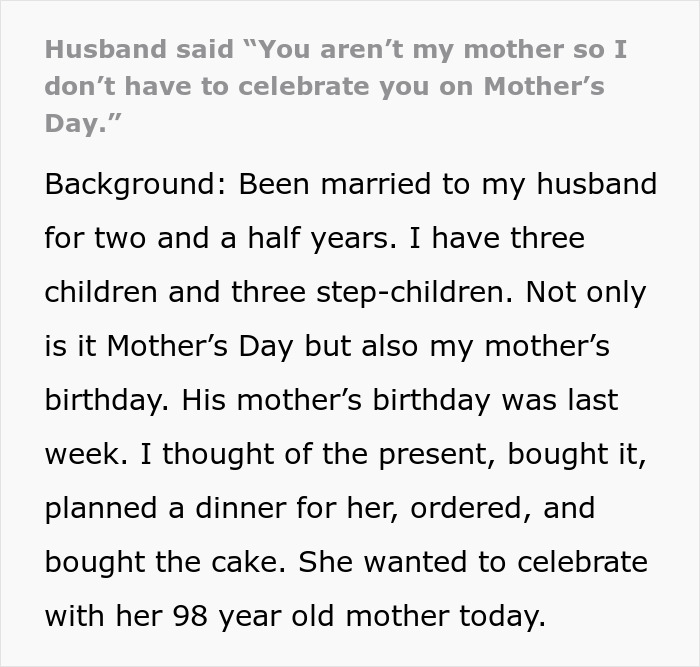 Clueless Husband Makes Wife Cry On Mother s Day   You Aren t My Mother  - 56