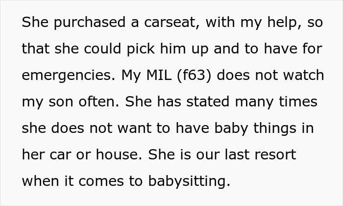 New Mom Complains About MIL Not Buying A Car Seat On Her Own Dime, Gets A Reality Check Online