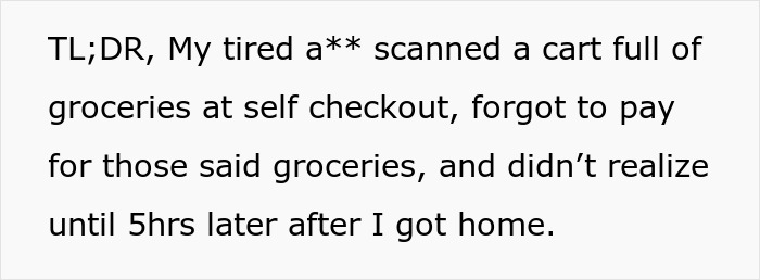 Woman Shakes Husband Awake In Panic After Realizing They Forgot To Pay For $300 Worth Of Groceries