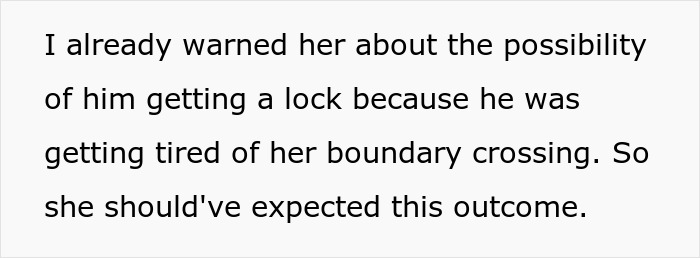 “[Am I The Jerk] For Telling My Wife ‘I Warned You’ When Our Son Got A Lock For His Room?”