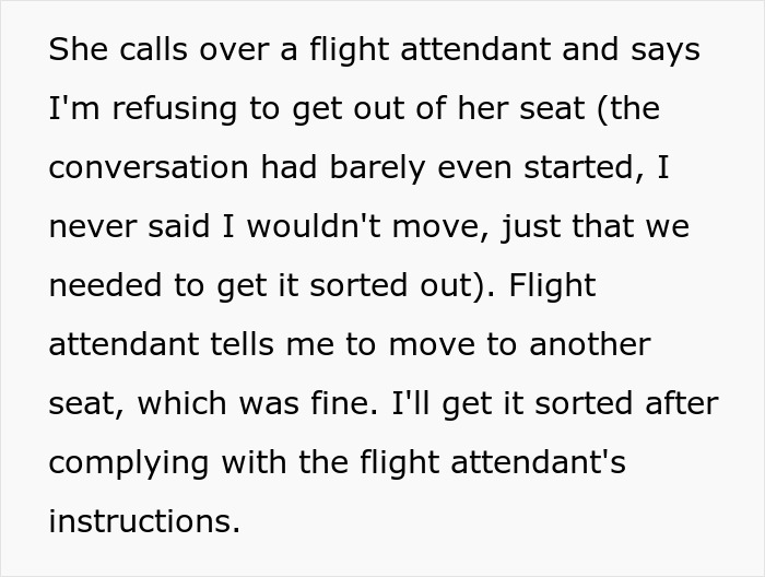 Woman Is Rude About Guy Being In Her Plane Seat, Gets Real Quiet After She's Asked To Move