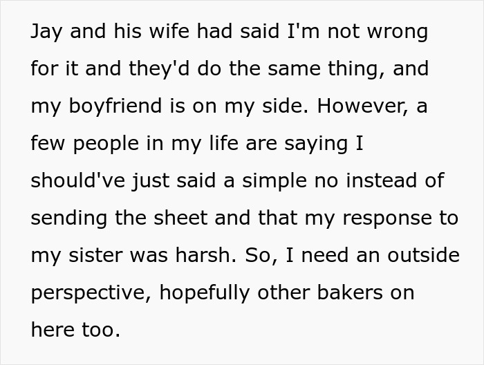 Woman Isn’t Invited To A Wedding Because She’s A “Sinner”, Gets Asked To Bake A Cake For It