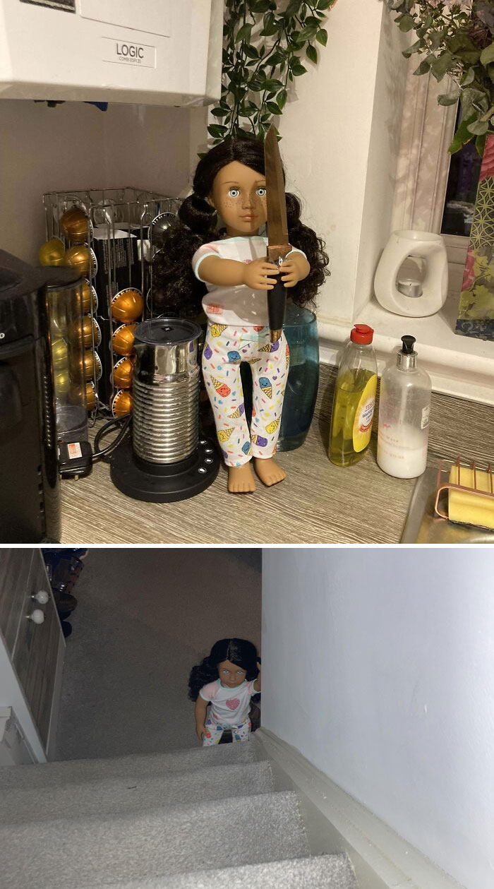 Los abuelos compraron esta muñeca terrorífica para mi hija. Ahora mi esposa sufre las consecuencias