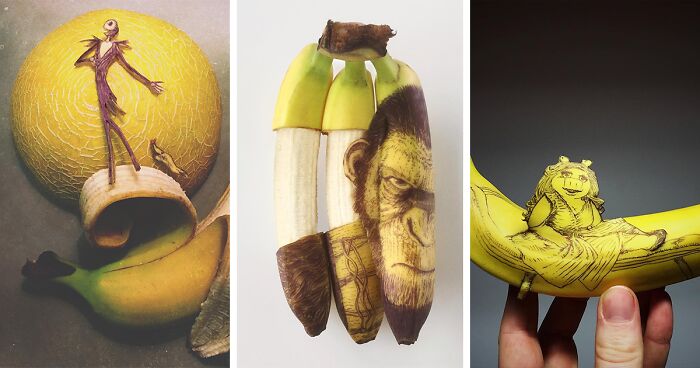 79 New Pics Of Bananas Transformed Into Animals, Movie Characters, And More By This Artist