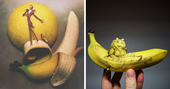 79 Creative Banana Transformations By This Artist (New Pics)