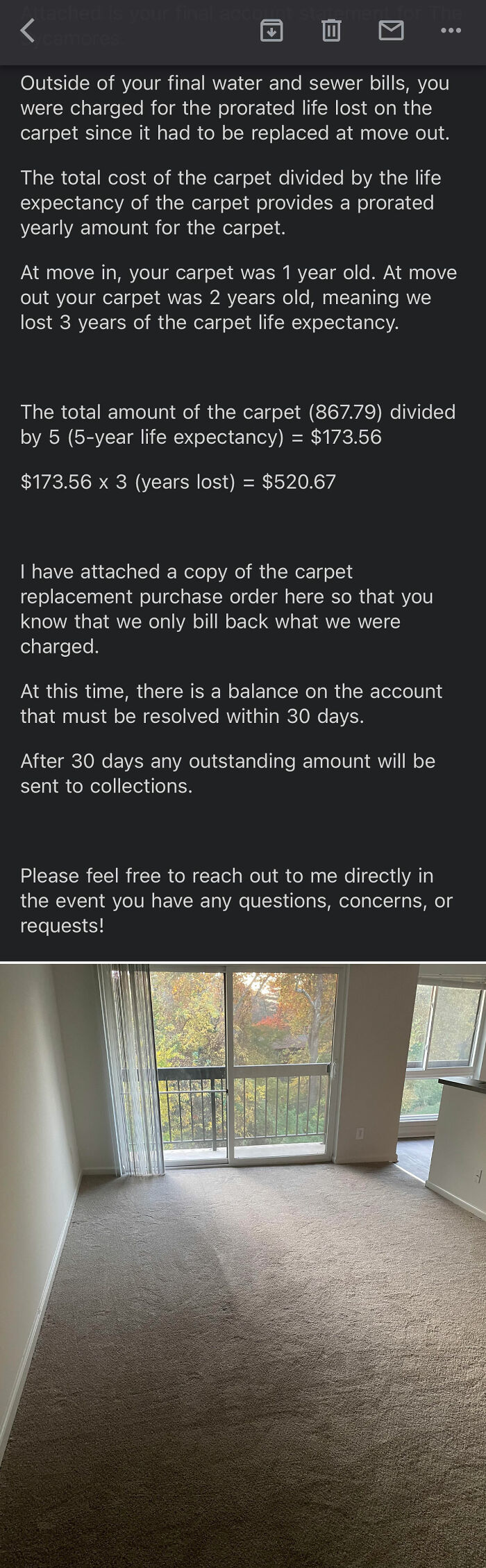 Charging For Carpet Replacement Upon Move Out? Reston, Va