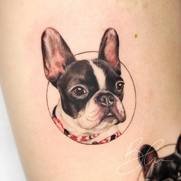 25 Cutest Pet Portrait Tattoos