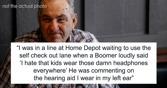 Boomer Mistakes Person's Hearing Aid For Headphones, Loudly Complains, Is Instantly Taught A Lesson