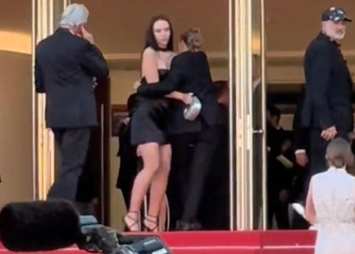 Internet Calls It “Assault” After Cannes Security Was Filmed Blocking Fourth Celebrity On Red Carpet