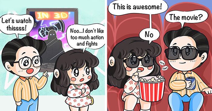 42 Comics By This Artist That Perfectly Sum Up What It's Like To Live With Your Loved One