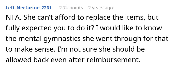 “AITA For Kicking SIL Out After She Threw Away Most Of My Single-Use Baby Products & Formula?”