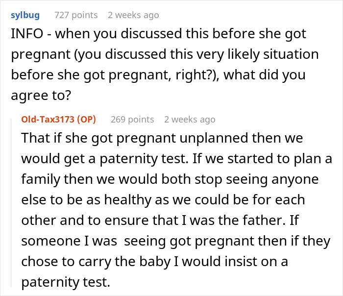 “[Am I The Jerk] For Insisting We Get A Paternity Test Before I Sign The Birth Certificate?”