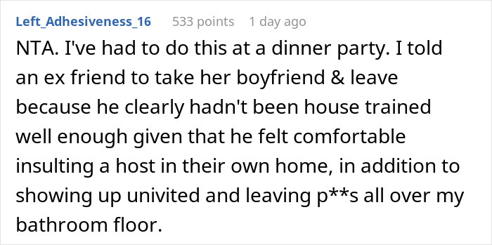 Guy Ponders If He Went Too Far After Kicking Sister's New Yet Entitled BF Out Of His Family Cookout