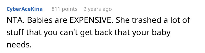 “AITA For Kicking SIL Out After She Threw Away Most Of My Single-Use Baby Products & Formula?”