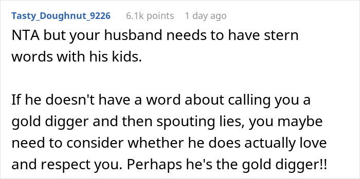 Woman Loses It After Husband’s Ungrateful Daughter Calls Her A Gold Digger, Reveals The Truth