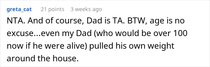 Woman Kicks Sexist Dad Out After He Keeps Schooling Her About Things That Ended His Marriage