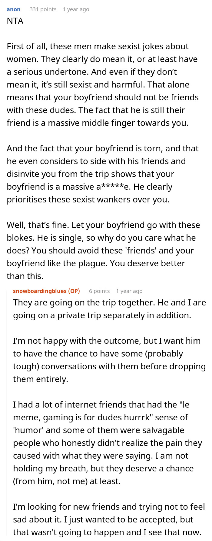 Guys Turn On Woman For Canceling Ski Trip She Organized After They Uninvite Her