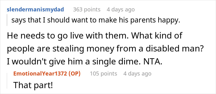 Sole Breadwinner Decides To Separate Finances After Husband Keeps Giving Their Money Away