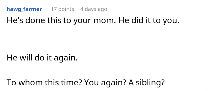 “I Turned Him In”: Person Learns That Dad Secretly Ruined Their Chances Of Buying A House