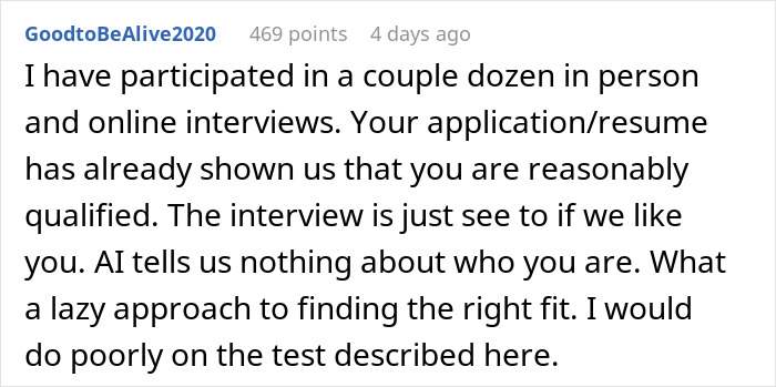 AI Job Interview Leaves Applicant Reeling: “This Is What Interviewing Has Become”