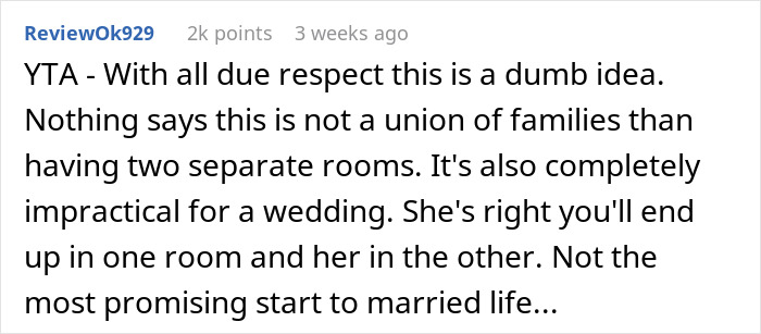 Guy Runs His Wedding ‘Compromise’ Past People Online, Gets Called Out