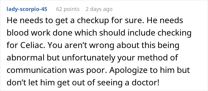 Woman Has To Constantly Accommodate For Husband’s Pooping Schedule, Forces Him To See A Doctor