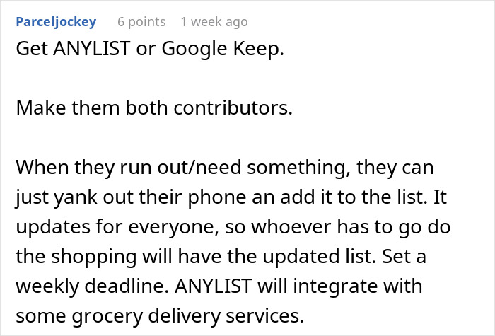 Guy Has No Patience For Brother Messing With Shopping List, Puts Down Exactly What He Says