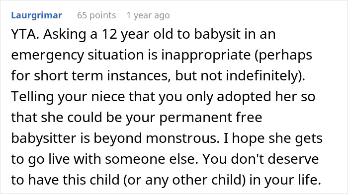 Teen Feels Like A Fake Daughter After Dad Blurts Out He Adopted Her To Babysit His Toddler