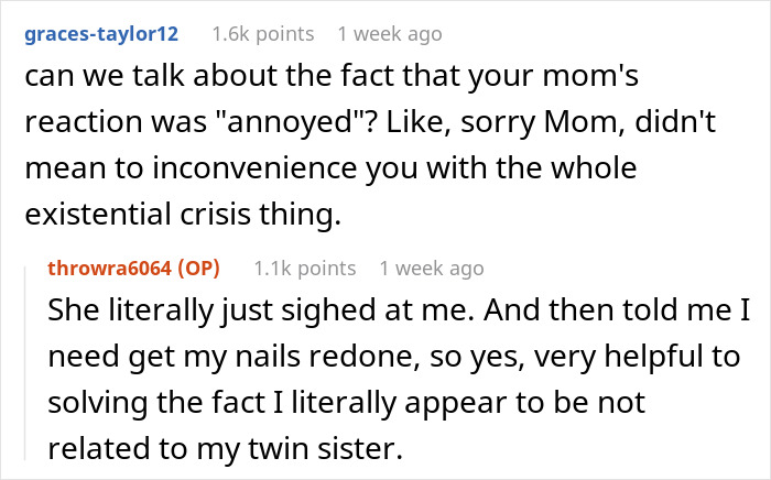 Teen Panics After DNA Results With Her Twin Sister Changed Everything She Knew About Herself
