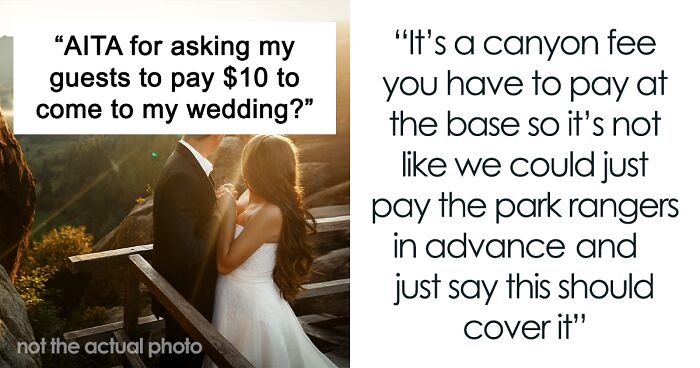 Small Wedding Raises Big Tensions After Guests Are Told To Pay $10 Entry Fee