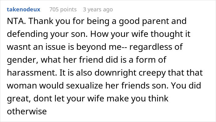 Dad’s Bold Defense Of Son Causes Rift With Wife After Her Friend Takes Flirting Too Far